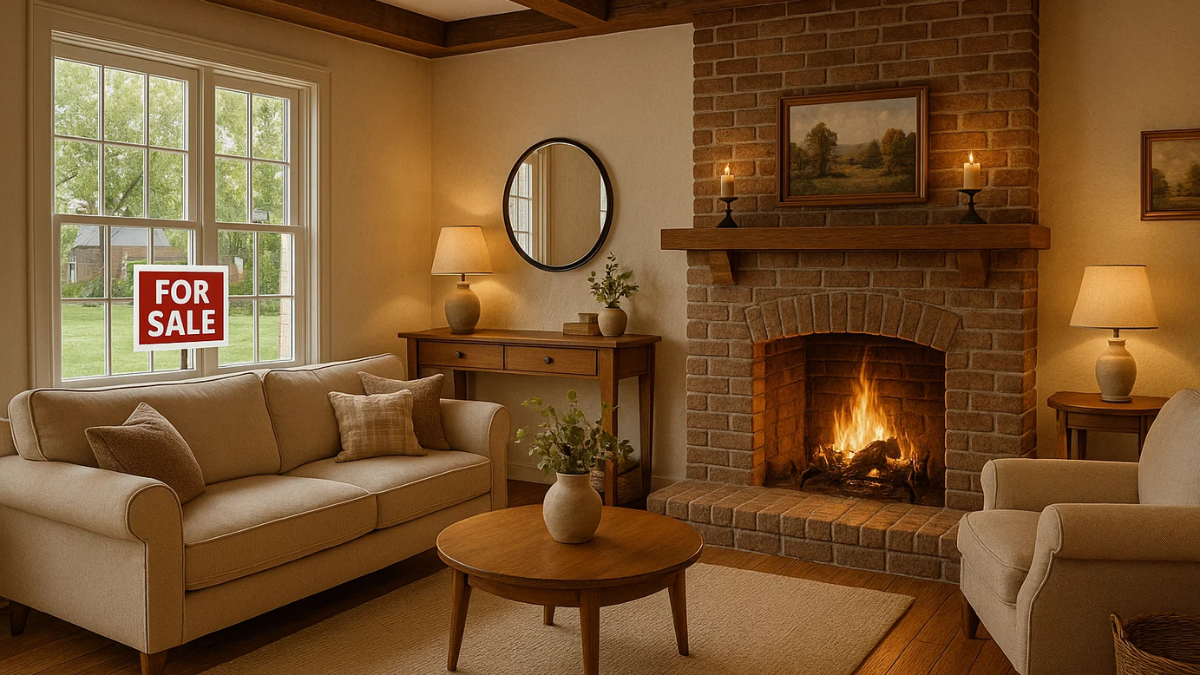 Home For Sale With Cozy Interiors